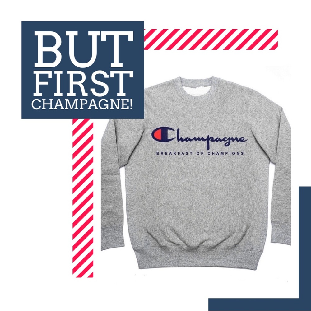 Champagne Sweatshirt Grey - Picture 2 of 4